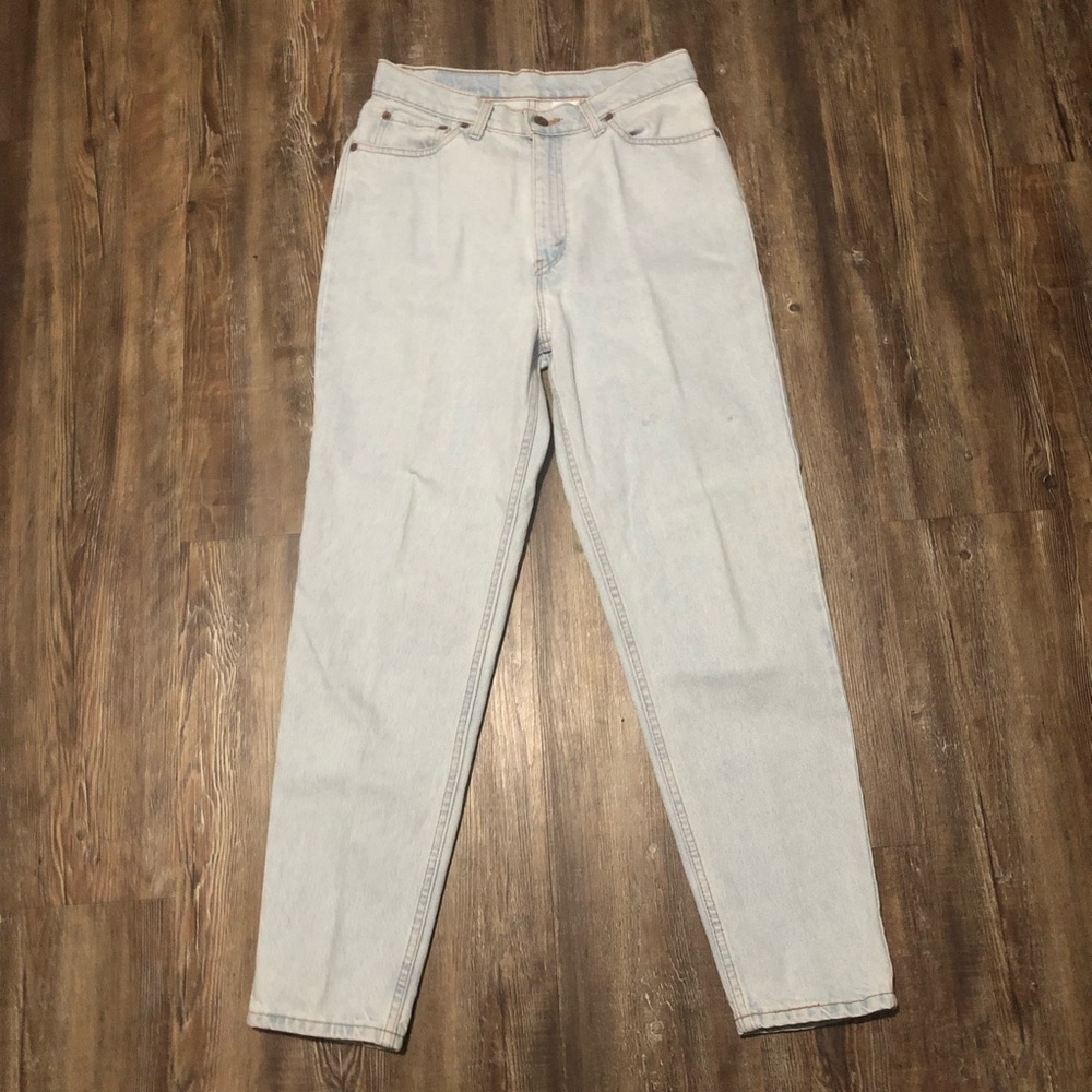 Vintage 1995 Levi's 512 Jeans Women's 11 Short Slim Fit Tapered Leg Made in USA